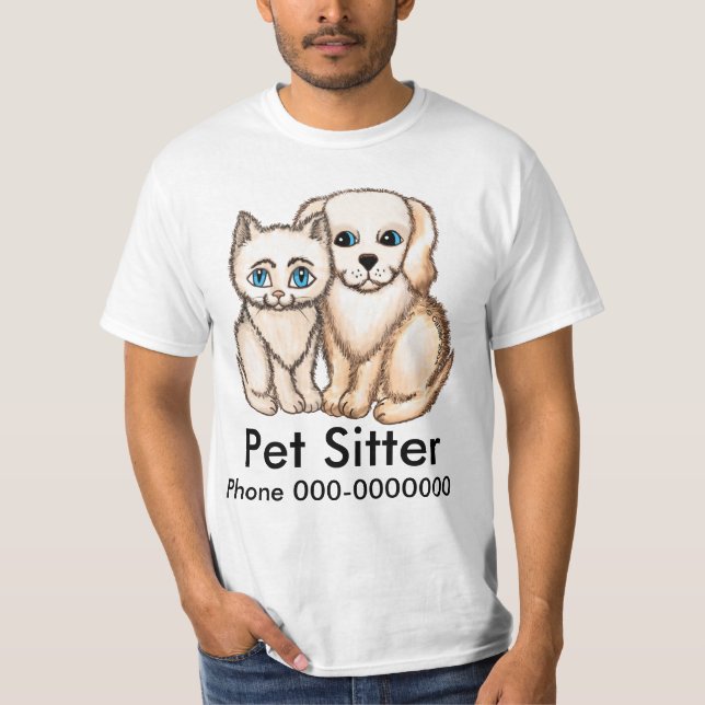 T-shirt Pet Sitter (Devant)