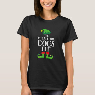 T-shirt Pet Tous Les Chiens Elf Matching Family Group Chri