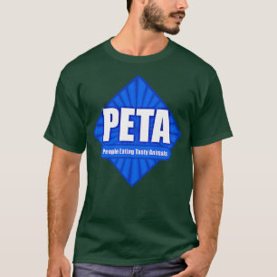 T-shirt PETA Gens Manger Des Animaux Savoureux
