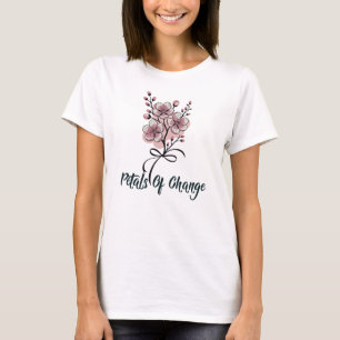 T-shirt Pétales de changement, Cerisier en Fleur