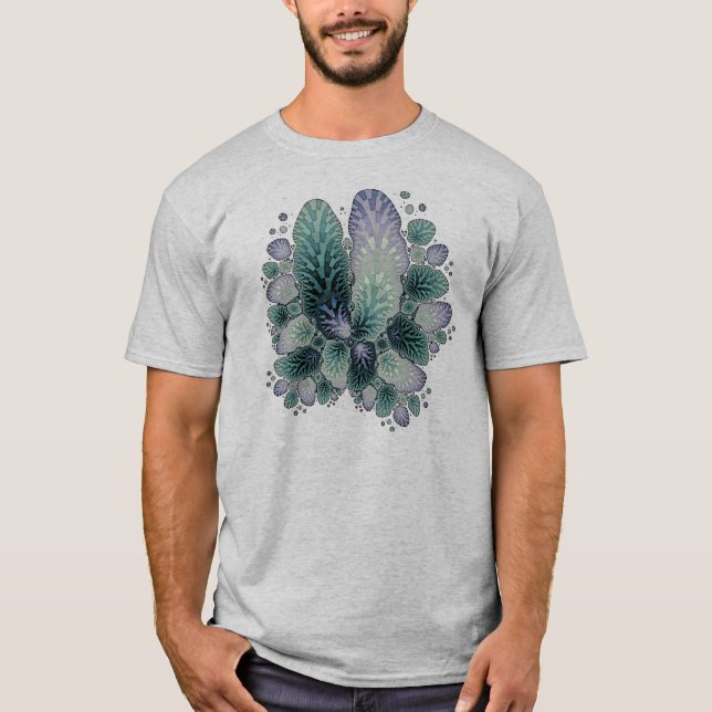 T-shirt Pétales de fractale (Devant)