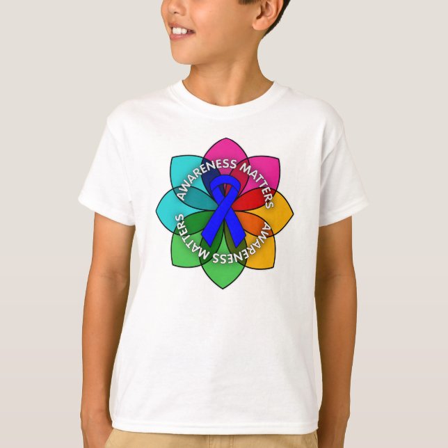 T-shirt Pétales de sujets de conscience de mauvais (Devant)
