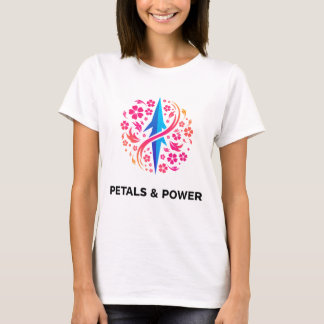 T-shirt Pétales et puissance femmes