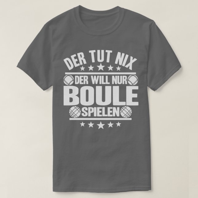 T-shirt Petanque Bocce Boule Joueur Boule Cadeau Boule Amu (Design devant)