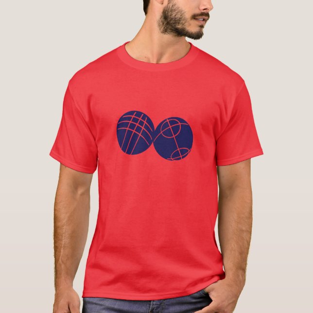 T-shirt Petanque de Boule (Devant)