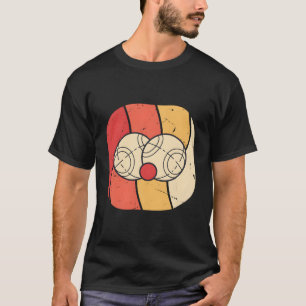 T-shirt Pétanque Retro vintage Pour Homme Idée Cadeau Drôl