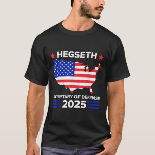 T-shirt Pete Hegseth Secrétaire À La Défense 2025 Trump Pi