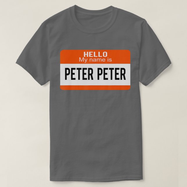 T-shirt Peter Citrouille Costume de mangeur Halloween Spla (Design devant)
