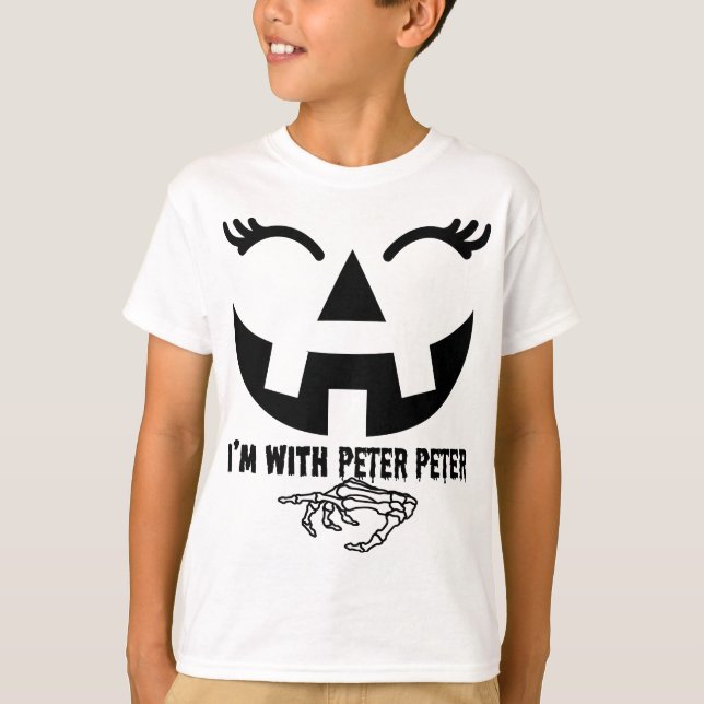 T-shirt Peter Citrouille Eater Femme d'Halloween Costume c (Devant)