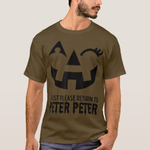 T-shirt Peter Citrouille Eater Femme Halloween Couple Cost