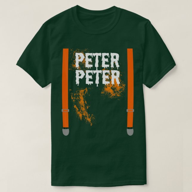 T-shirt Peter Costume de mangeur Citrouille Halloween Spla (Design devant)