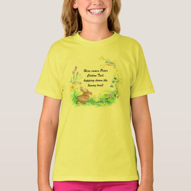 T-shirt Peter Cotton Tail - (Devant)