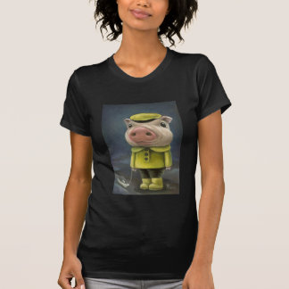 T-shirt Peter le porc naviguant son bateau