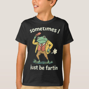 T-shirt Péter parfois grenouille sourire