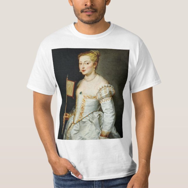 T-shirt Peter Paul Rubens Portrait d'une dame (Devant)