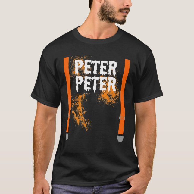 T-shirt Peter Peter Citrouille Costume de mangeur (Devant)