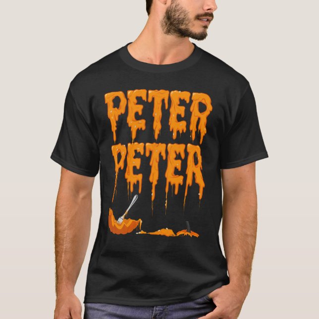 T-shirt Peter Peter Citrouille Eater Halloween (Devant)