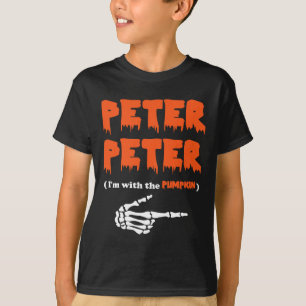 T-shirt Peter Peter est avec le citrouille