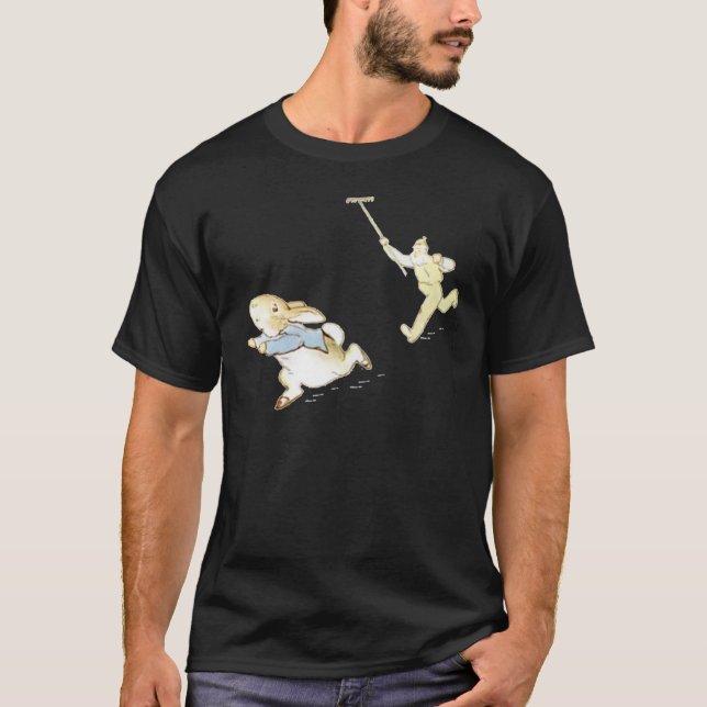 T-shirt Peter Rabbit Aventure chassée par M. McGregor Clas (Devant)