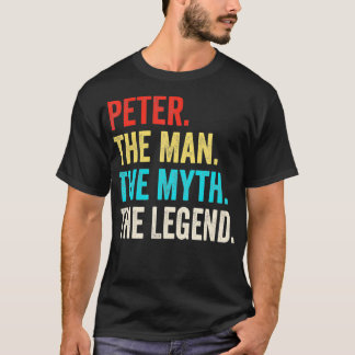 T-shirt Peter The Man The Myth The Legend Venin