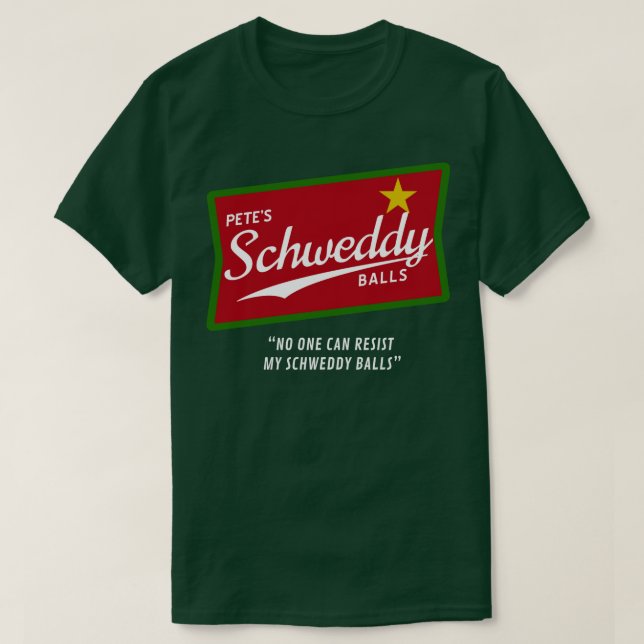 T-shirt Petes Schweddy Balls Noël (Design devant)