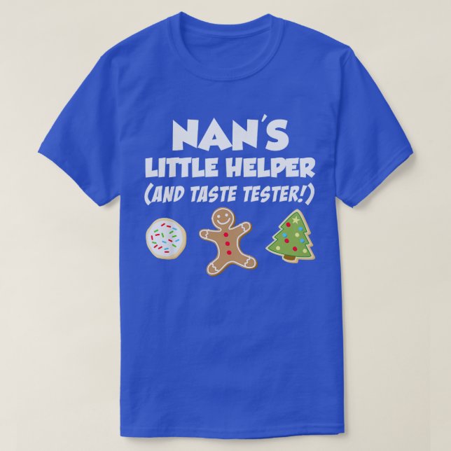 T-shirt Petit aide de Noël pour enfants Nan Baking T (Design devant)