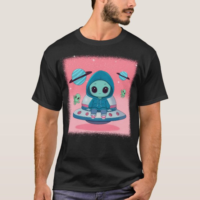 T-shirt Petit Alien mignon (Devant)