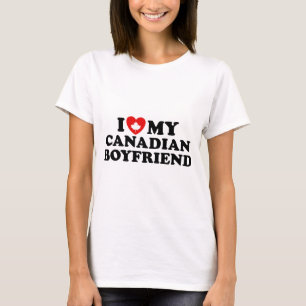 T-shirt Petit ami canadien