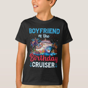 T-shirt Petit ami de la croisièreuse d'anniversaire Funny