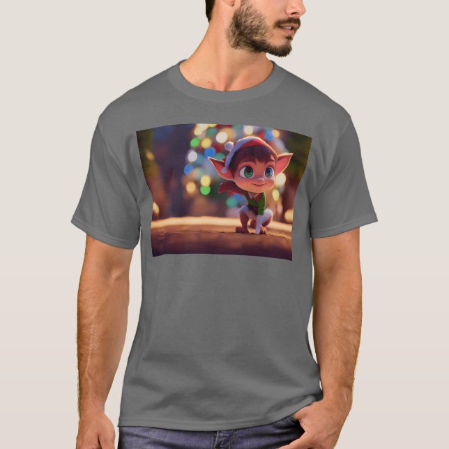 T-shirt Petit ami de Noël (Devant)