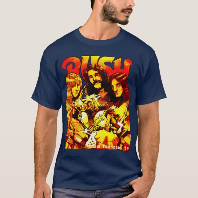 T-shirt Petit ami du groupe de Rush (Devant)