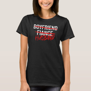 T-shirt Petit ami Mari Fiance Hommes Couples Marié Husba