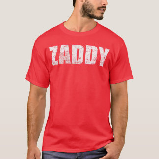 T-shirt Petit ami Zaddy rétro