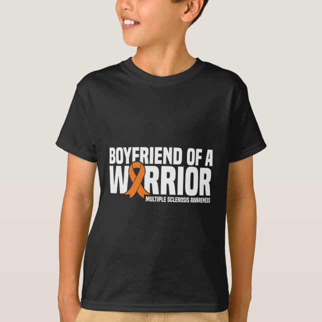 T-shirt Petit Amis D'Un Guerrier Ms Multiple Sclerosis Awa (Devant)