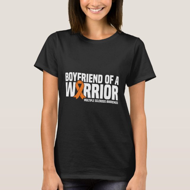 T-shirt Petit Amis D'Un Guerrier Ms Multiple Sclerosis Awa (Devant)