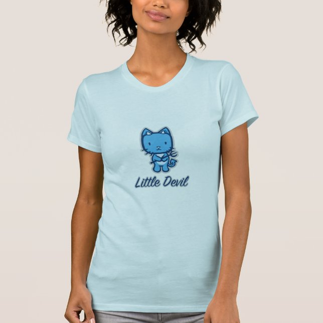 T-shirt "Petit Ange...Petit Diable" Dames Tee (Devant)