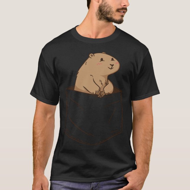 T-shirt Petit animal de chien des Prairies dans l'humour d (Devant)
