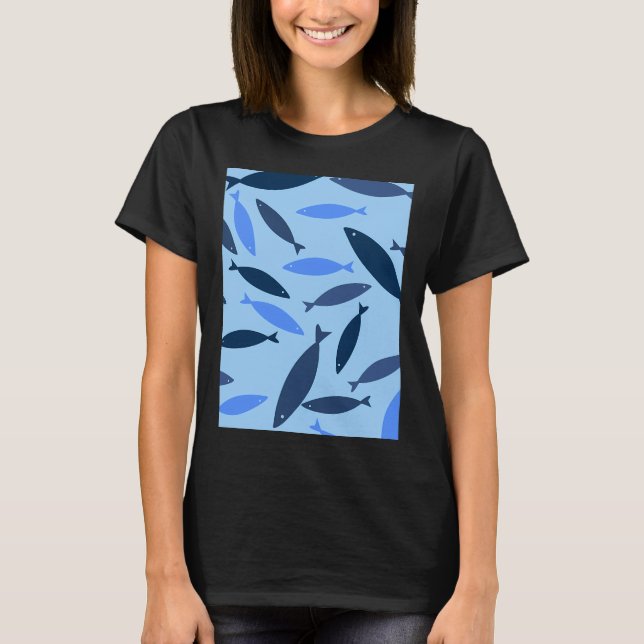 T-shirt Petit aquarium à poissons (Devant)