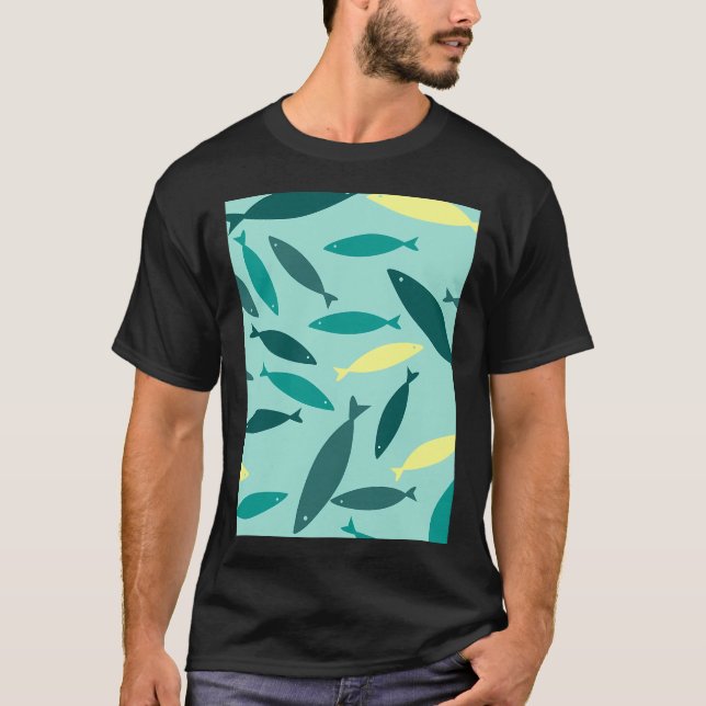 T-shirt Petit aquarium à poissons (Devant)