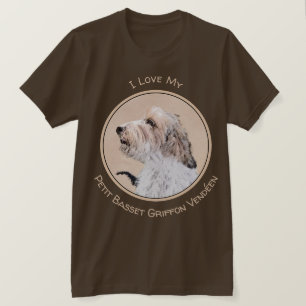 T-shirt Petit Basset Griffon Vendéen Peinture - Chien Art