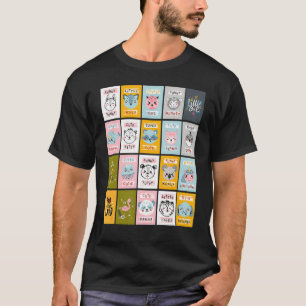T-shirt Petit bébé animal Koala Unicorn Flamant rose Panda