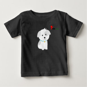 T-shirt petit bébé chiot