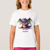 Petit bébé dragon tire la langue
