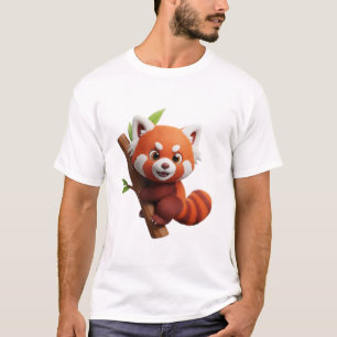 T-SHIRT PETIT BÉBÉ PANDA ROUX