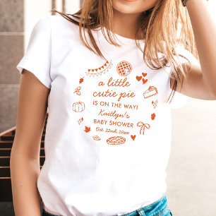 T-shirt Petit Bébé Sucré En Route ! Baby Shower D'automne