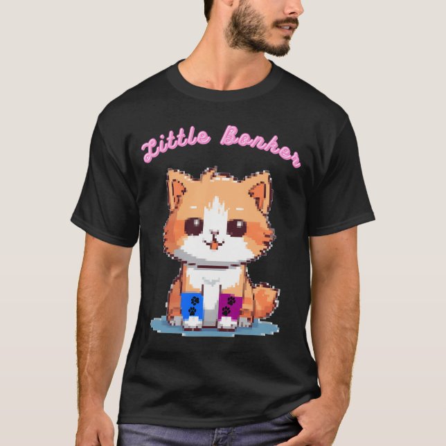 T-shirt Petit Bonker, Tater Tot Cat (Devant)