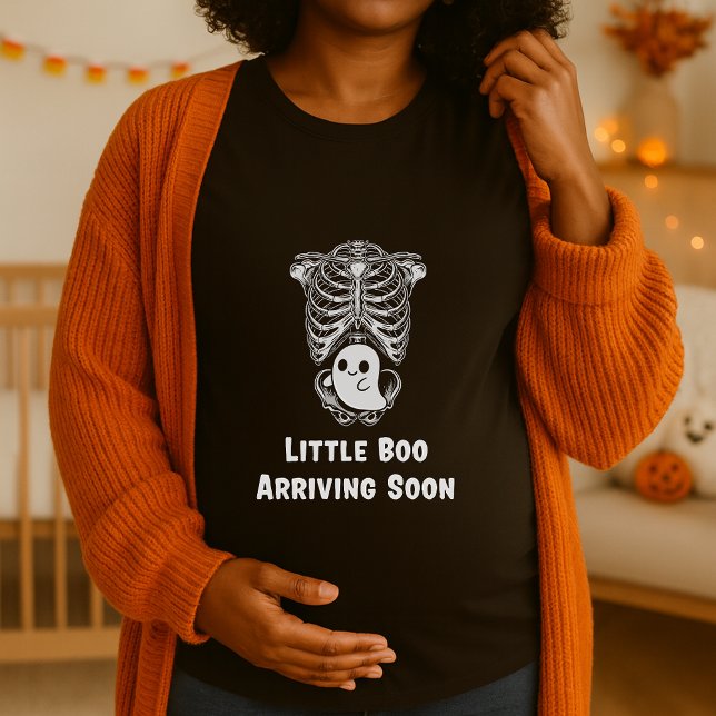 T-shirt Petit Boo Arrivé Bientôt Grossesse Halloween (Créateur téléchargé)