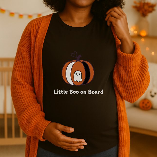 T-shirt Petit Boot à bord Halloween Pregnant (Créateur téléchargé)