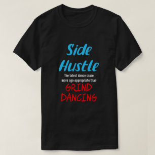 T-shirt Petit boulot vs. Danse frénétique Néon Bl. Texte U