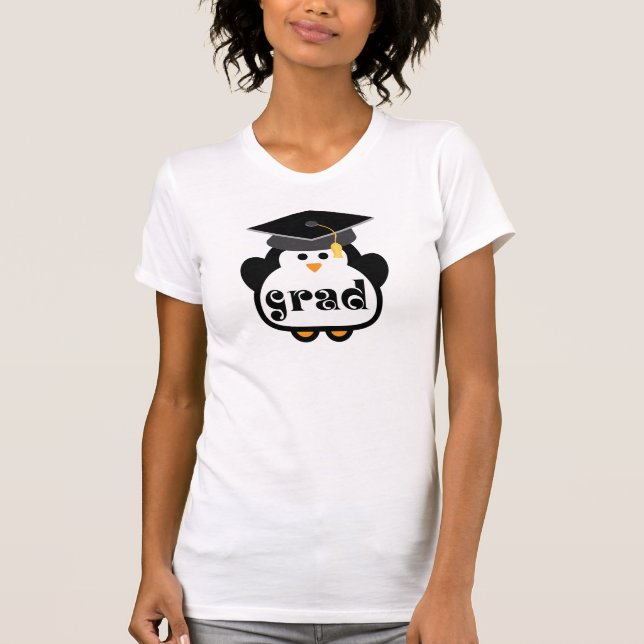 T-shirt Petit cadeau d'obtention du diplôme de pingouin de (Devant)